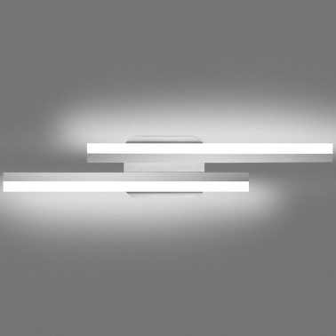 Yarra-Decor 24 Inch LED Bathroom Vanity Light Bar,Vanity Lighting Fixtures for Over Mirror Lighting, Indoor Wall Sconce in Daylight White 6000K-Nickel